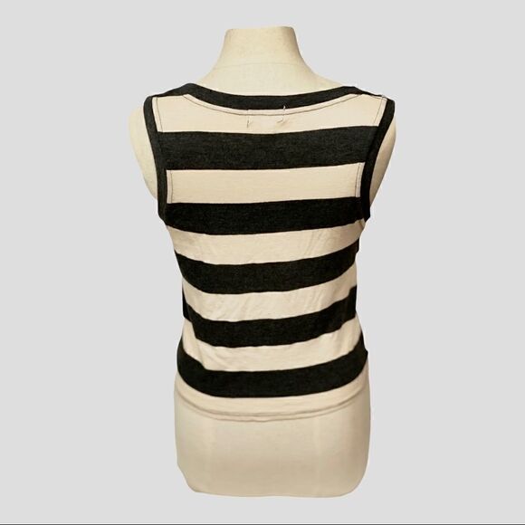 Socialite Stripe Front Tie Tank Top - Picture 7 of 7